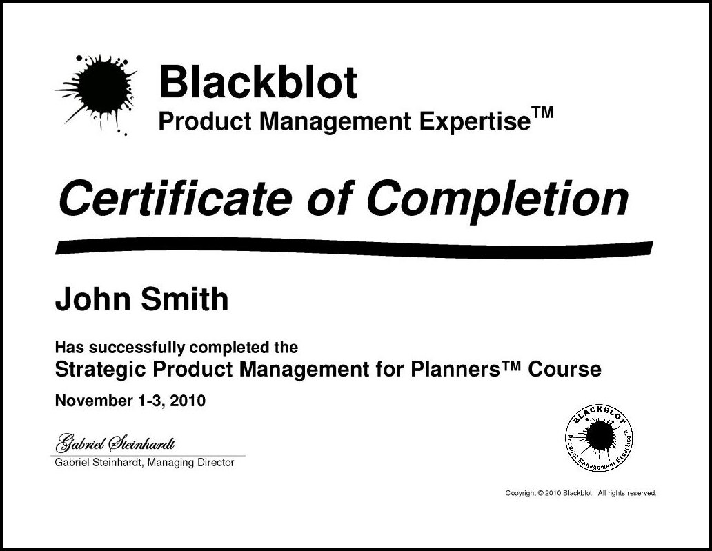 Strategic Product Management™ Training Strategic Product Management™ Training