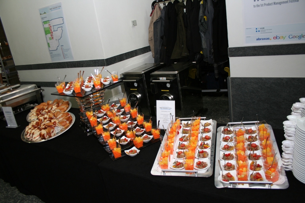 Hors d'oeuvres at PMF 2013