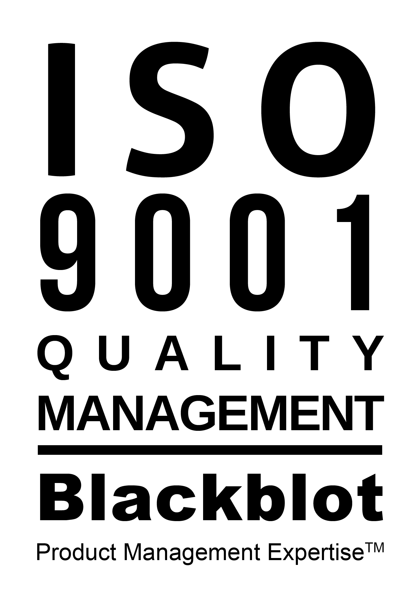 Blackblot ISO 9001:2008 Certified Business Blackblot ISO 9001:2008 Certified Business